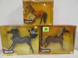 Lot Of 3 Breyer Horses, Mib Inc. Durango, Mesteno And Vermont Morgan