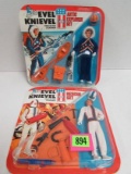 (2) Vintage 1975 Ideal Evel Knievel 8