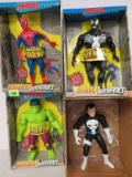 Lot Of 4 Toy Biz Marvel Supersize Superheroes Action Figures, Inc. Exc. Mailaway Punisher