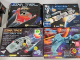 Lot Of 4 Star Trek Ships, Inc. Klingon Attack Cruiser, Runabout Orinoco, Mib