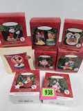 Grouping Of Asst. Mickey Mouse Disney Hallmark Ornaments