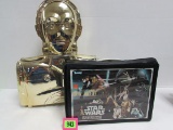 (2) Vintage Star Wars Carry Cases Complete