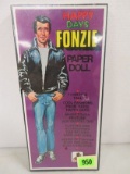 Vintage 1976 Toy Factory Happy Days Fonzie Paper Doll, Mib Sealed
