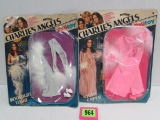 (2) Vintage 1977 Palitoy (foreign Hasbro) Charlie's Angels Fashions/ Outfits