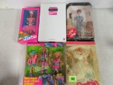 Lot Of 5 Assorted Mattel Barbie Dolls, Inc.Barbie Sharin'sisters Doll Set