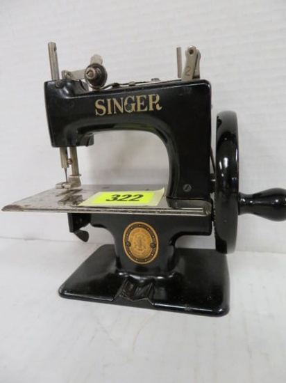 Antique Singer Child's Hand Crank Sewing Machine
