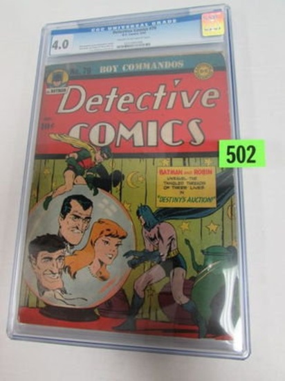 Detective Comics #79 (1943) Golden Age Batman Jack Kirby Cgc 4.0