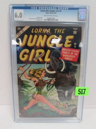 Lorna The Jungle Girl #9 (1954) Atlas Comics Cgc 6.0