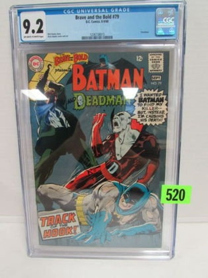 Brave And The Bold #79 (1968) Batman & Deadman Cgc 9.2 Neal Adams
