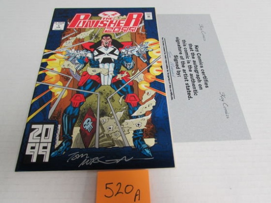 Punisher 2099 #1 (1993) Signed By Tom Morgan