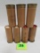 Lot (7) Original Wwii 40mm Flares Winchester, White Star.