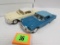 (2) 1960 Ford Thunderbird Promo Cars Yellow/ White & Blue/ Blue