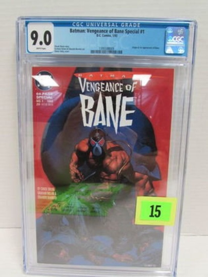 Batman: Vengeance Of Bane #1 (1993) Key 1st App. Bane Cgc 9.0