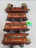 Lionel Pre-war O Gauge Train Lot #529, 529, 530, & 820 Tin-plate
