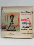 Vintage 1960's Wen-mac Disney Tomorrowland Rocket Ride Set Complete In Box