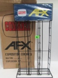 Vintage 1980's Comansi Afx Slot Car Metal Store Display Rack Nos Aurora