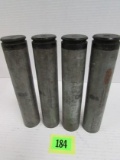 (4) Wwii Us 1943 Dated Red Parachute Flares
