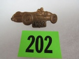 Rare 1947 Indianapolis 500 Indy Pit Badge Original & Authentic
