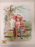 Original 1897 Little Bo Peep Advertising Print