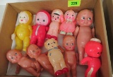Lot Of 10 Occupied Japan Celluloid Toy Dolls