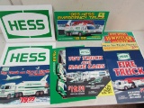 Grouping (8) Hess Gas Advertising Pieces/ Signs For Toy Trucks Promotion