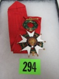 Vintage French Republic Of France Legion Of Honor Medal W/ Ribbon