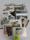 Huge Group (150) Antique Postcards Incl. Several Rppc