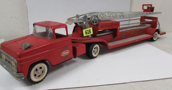 ca. 1959 Tonka 31" Hyraulic Ladder/ Fire Truck