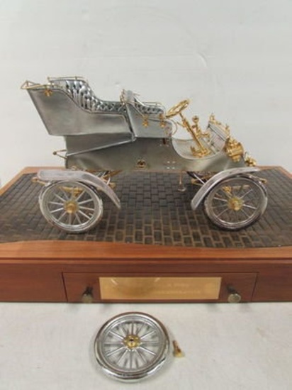 Wonderful & Rare 1/8 Scale Ford Model A Made Solid Sterling Silver