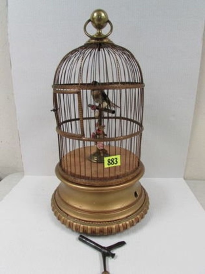 Rare ca. 1900's J. Phalibois Paris Automaton Bird Cage (British Aristocracy Provenance)