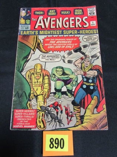 Avengers #1 (1963) MEGA Key 1st Issue Marvel Comics
