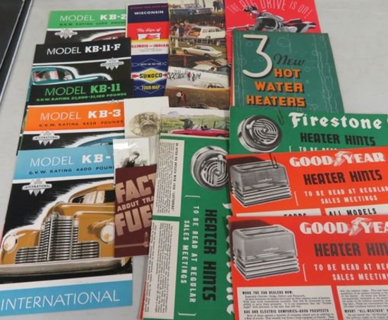 Group of 1930s-1940s Automobile Related Ephemera