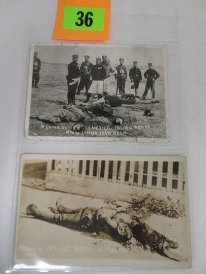 Mexican Revolution Ca. 1915 Real Photo Lot of (2)