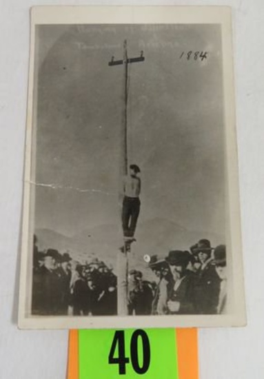 1940s Tombstone Arizona Lynching RPPC Real Photo Post Card