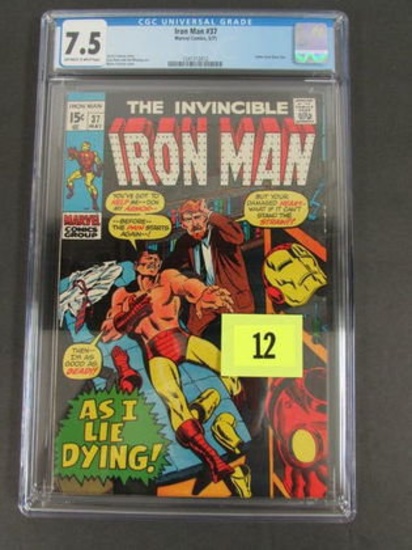 Iron Man #37 (1971) Letter From Dave Sim Cgc 7.5
