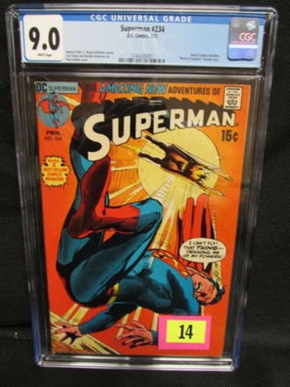 Superman #234 (1971) Neal Adams Cover Cgc 9.0