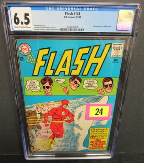 Flash #141 (1963) 1st Appearance Of Paul Gambi Cgc 6.5