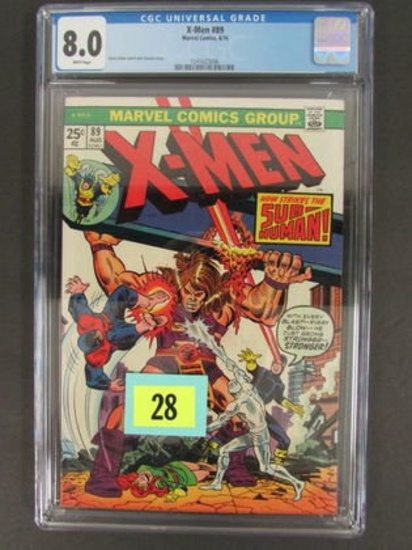 X-men #89 (1974) Sub-human Appearance Cgc 8.0