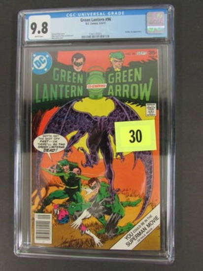 Green Lantern #96 (1977) Mike Grell Cover Highest Graded Cgc 9.8