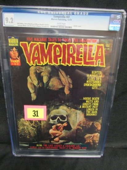 Vampirella #47 (1975) Warren Pub. Enrich Cover Cgc 9.2