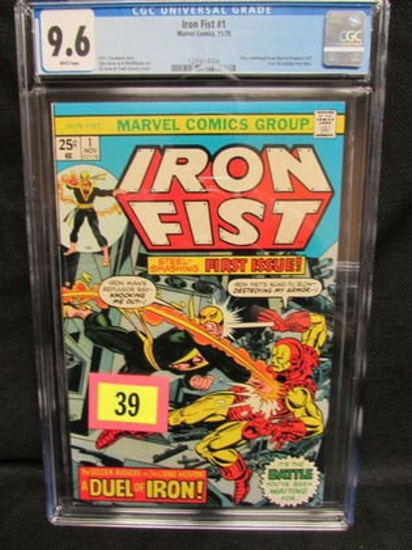 Iron Fist #1 (1975) Key 1st Issue Cgc 9.6 White Page