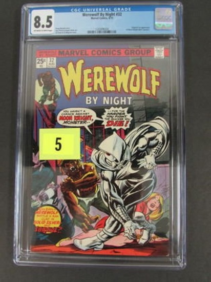 Werewolf By Night #32 (1975) Key 1st Moon Knight Cgc 8.5