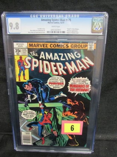 Amazing Spider-man #175 (1977) Key Early Punisher Cgc 9.8 Beauty