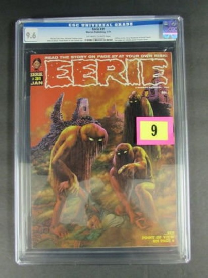 Eerie #31 (1971) Classic Cover Extremely High Grade Cgc 9.6