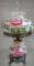 Beautiful Vintage Handpainted Gone With The Wind Parlor Lamp 23