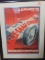 Original 1951 German Halle-Saale Loop Motorsport Auto Racing Poster
