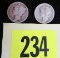 1921 and 1921-D Mercury Dime Coins / Scarce Dates