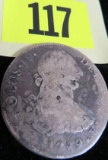 Rare 1789 Mexico 8 Reale Coin w/ Chop Marks