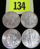 Group of (4) Higher Grade Walking Liberty Half Dollar Coins