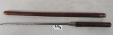 Antique Cogswell & Harrison Gun Makers Signed Swagger Stick with Sword